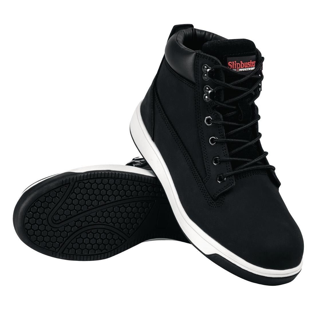 Slipbuster Eon Hi Top Safety Boots Black - NISBETS
