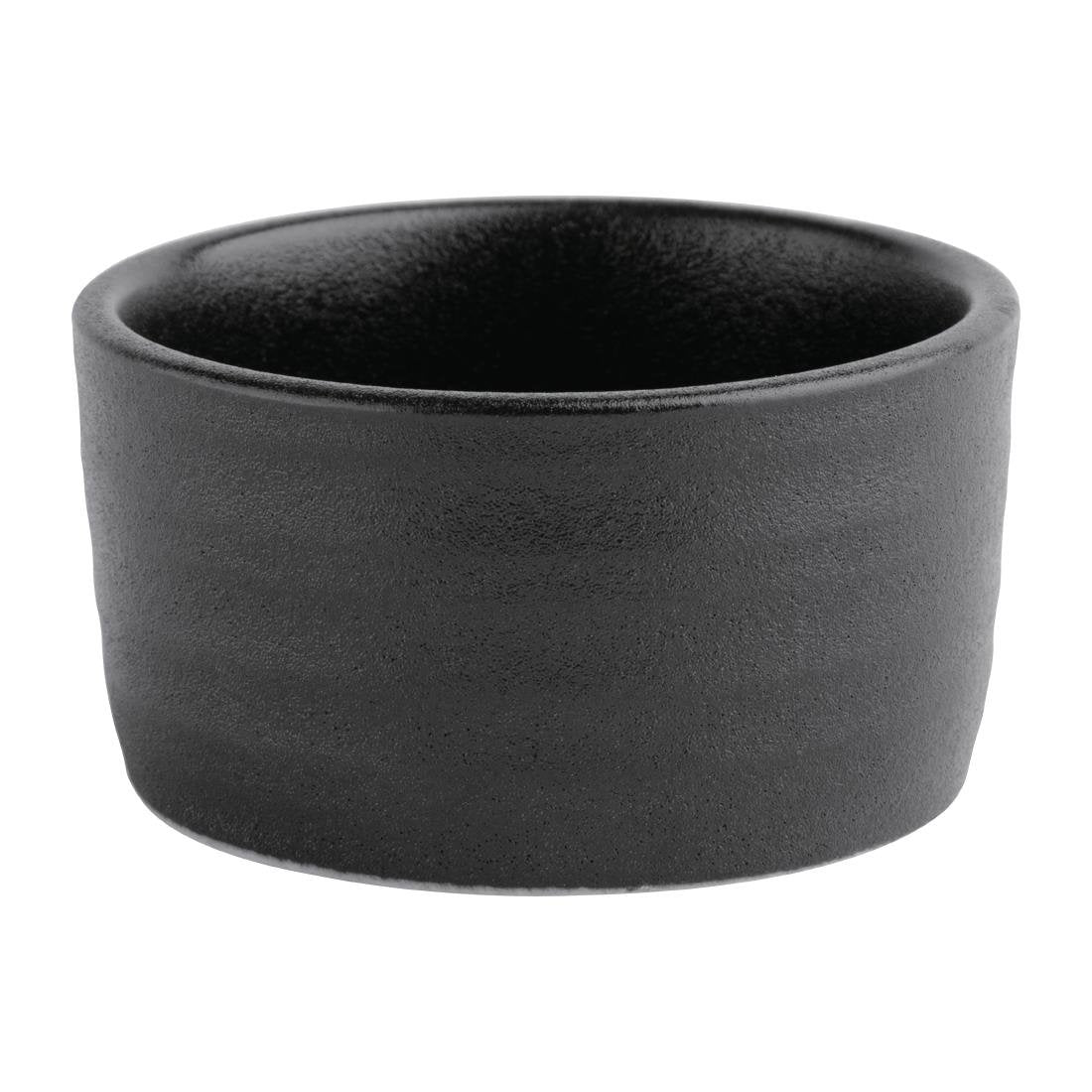 Pots à sauce noirs Olympia Cavolo 67mm (lot de 12)