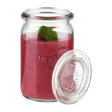 Bocaux en verre cylindriques avec couvercle Weck APS 145 ml (lot de 12) - NISBETS