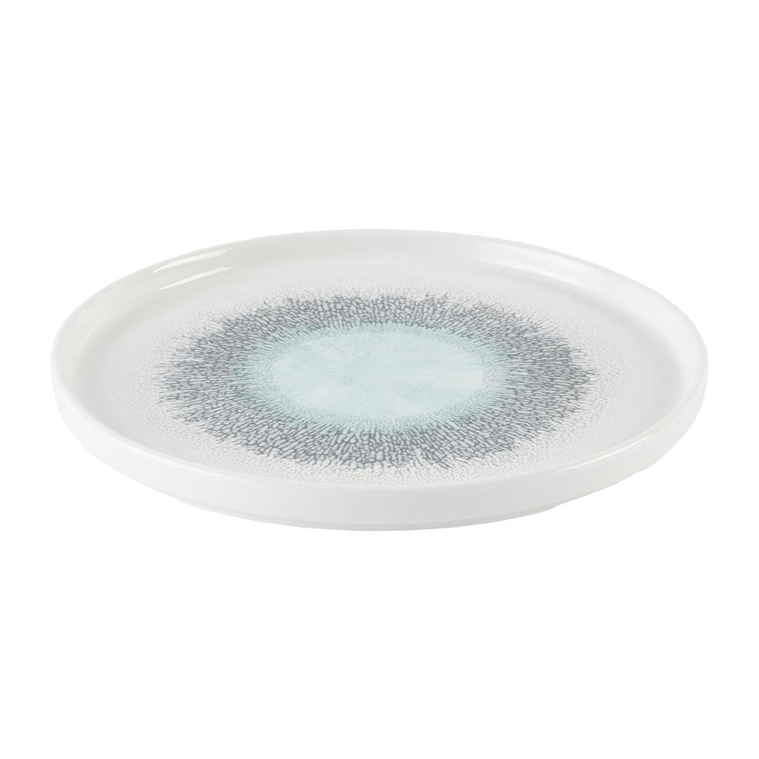 Assiettes avec rebord Churchill Studio Prints Fusion Aquamarine 260mm (Lot de 6)