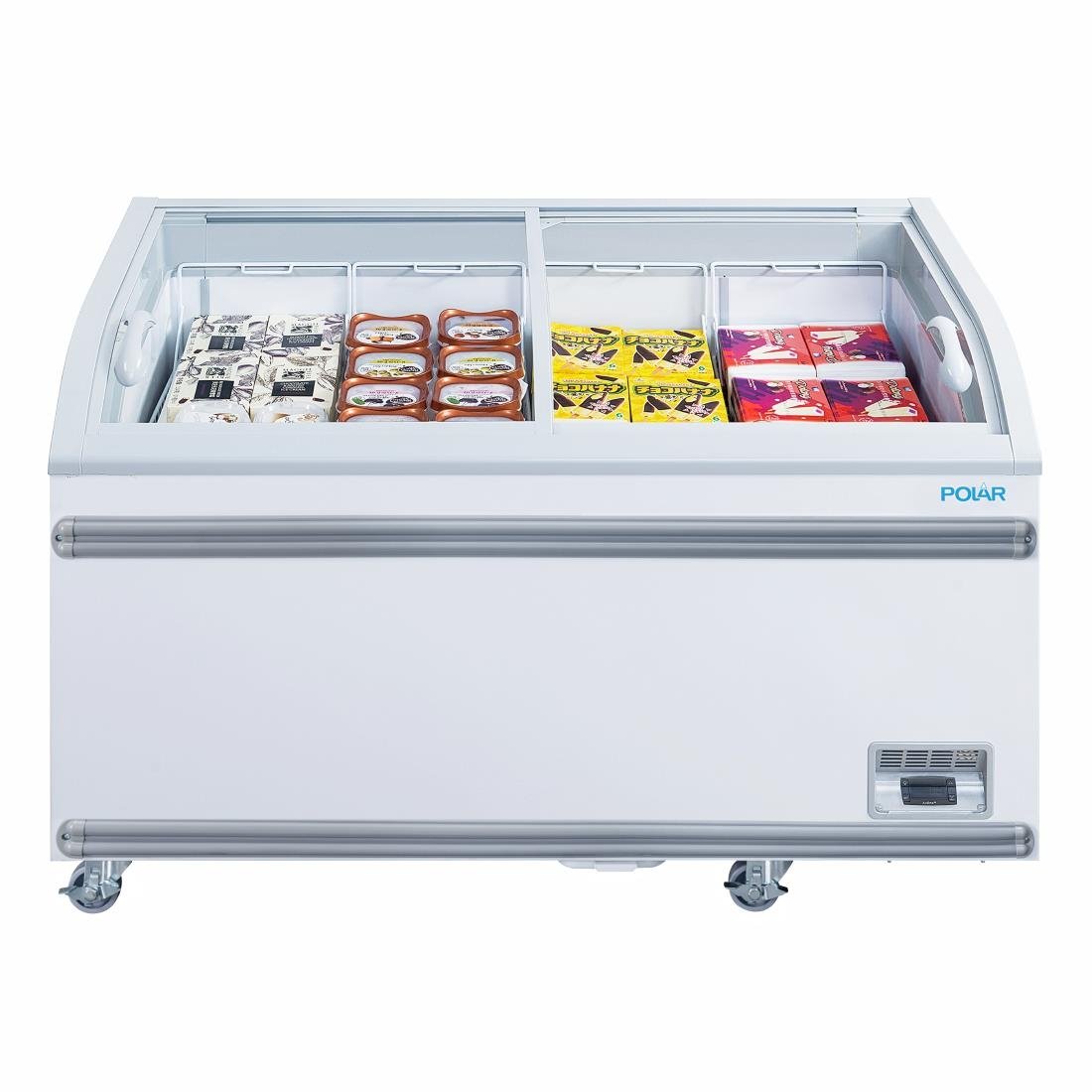 Vitrine réfrigérée négative libre-service Polar Série G 500L