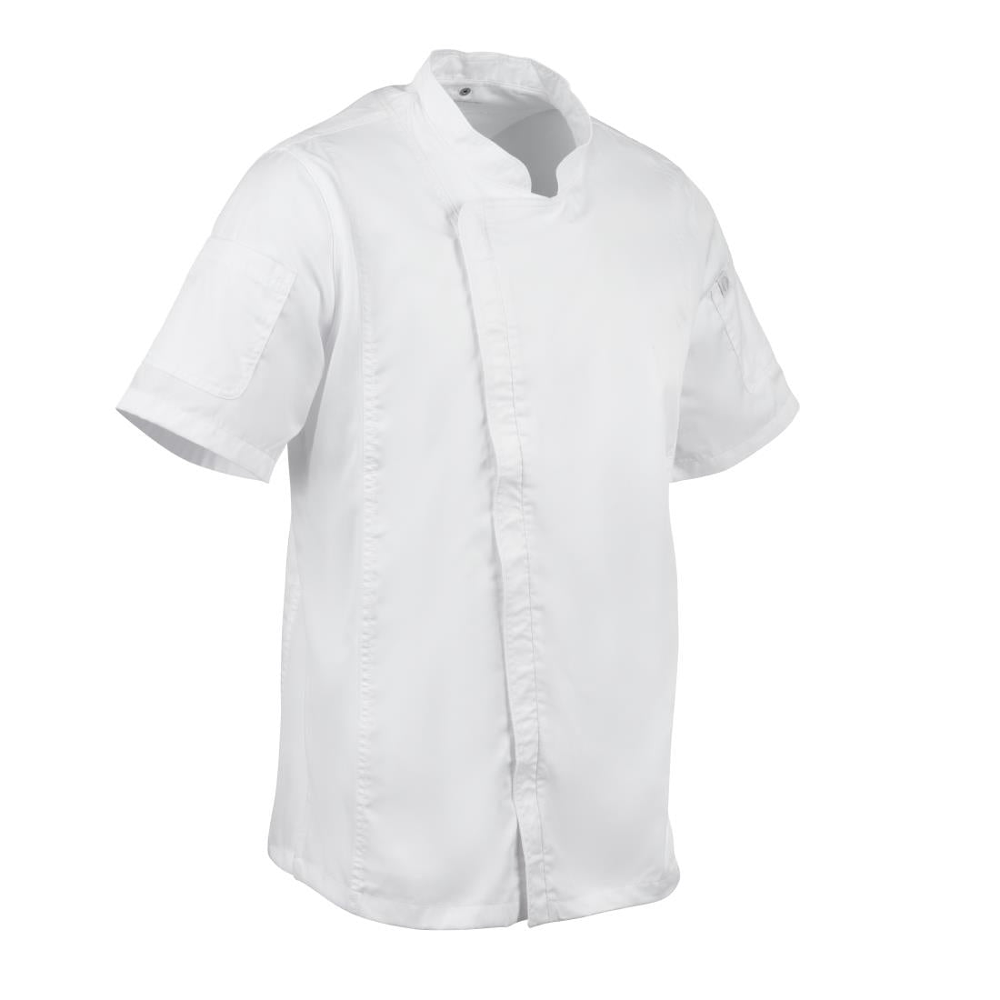 Veste de cuisine mixte Cool Vent Chef Works Urban Springfield blanche - NISBETS