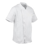 Veste de cuisine mixte Cool Vent Chef Works Urban Springfield blanche - NISBETS