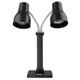 Lampe chauffante double sur pied Buffalo noir mat 2x250 W - NISBETS