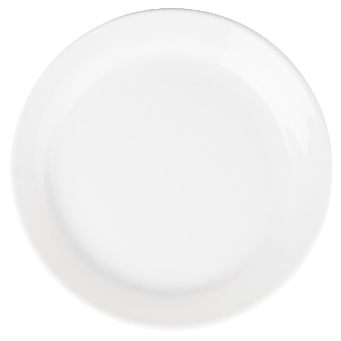 Assiettes À Bord Étroit Olympia Athena 165mm (Lot de 12) - NISBETS