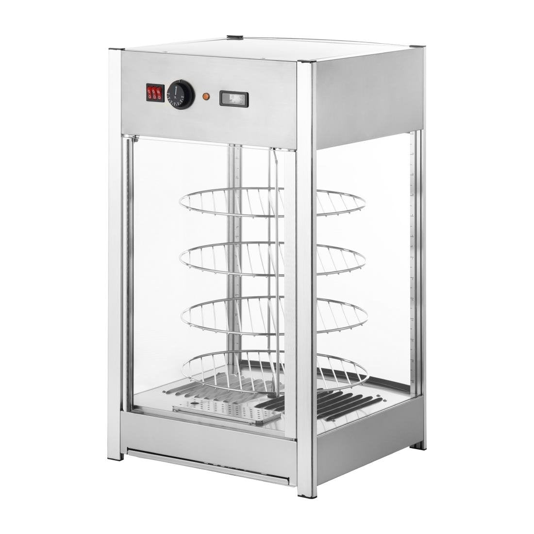 Vitrine chauffante rotative pour pizzas Buffalo 4 niveaux - NISBETS