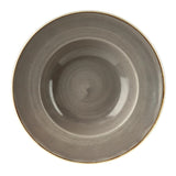 Bols à bord large Churchill Stonecast Peppercorn Grey 240mm (Lot de 12)