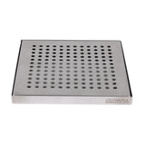 Bac de récupération de bar en inox Olympia 150x150 mm - NISBETS