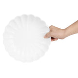 Bols festonnés Olympia Bloom blancs 230 mm (lot de 6) - NISBETS