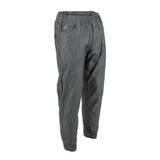 Pantalon de cuisine Works Urban Jogger 257 à fines rayures noires et blanches - NISBETS