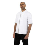 Veste de cuisine blanche à manches courtes Southside - NISBETS