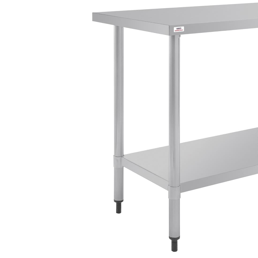 Table inox Nisbets Essentials 120 x 60 cm - NISBETS