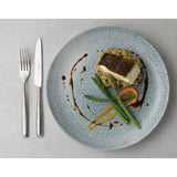 Assiettes coupe ronde Churchill Studio Prints Raku Topaz Blue 248mm (Lot de 12)