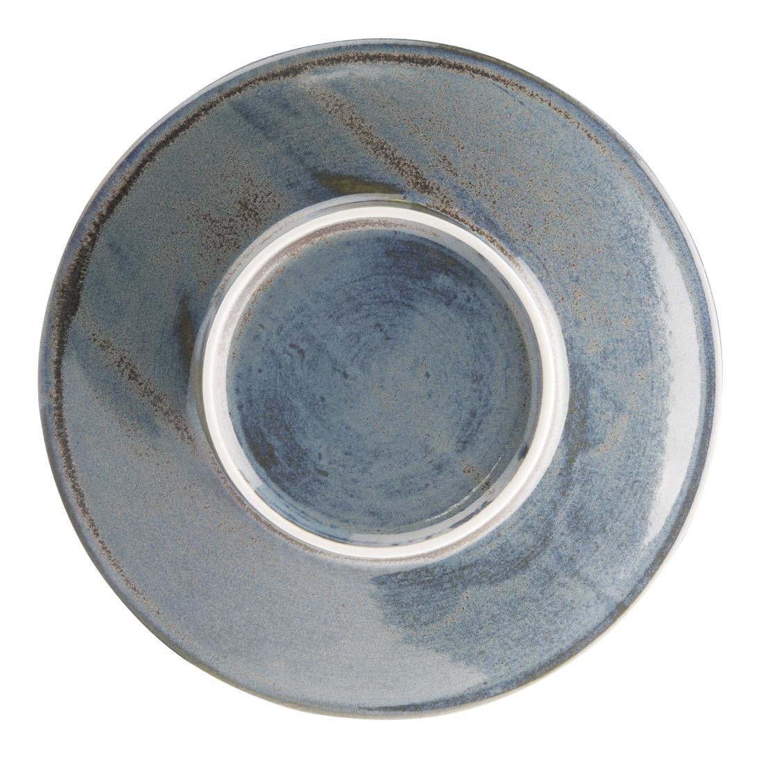 Assiettes plates Olympia Ember Blue 230mm (lot de 6)