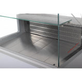 Comptoir de service réfrigéré noir Zoin Tibet - Taille 100 mm