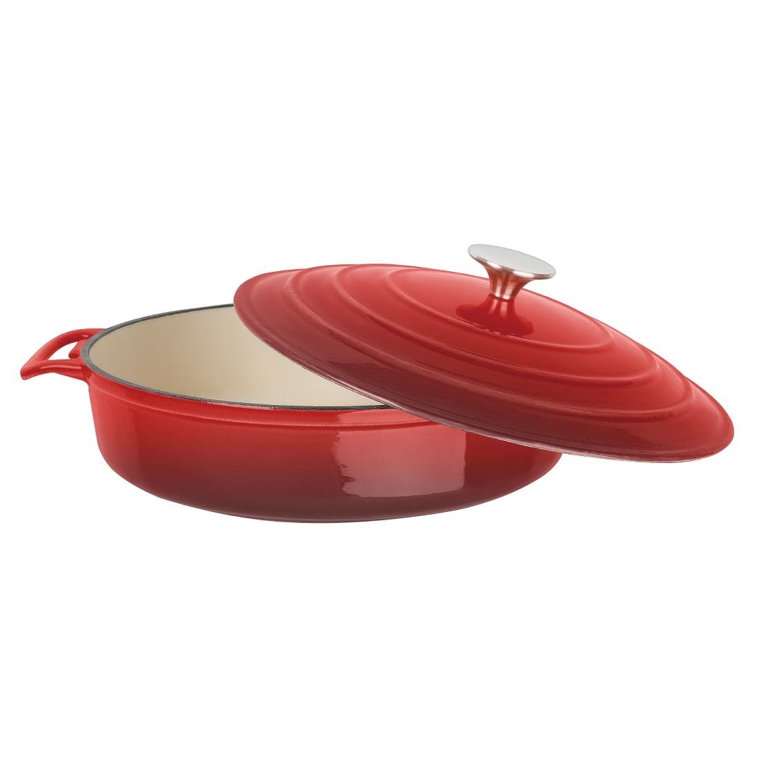 Cocotte en fonte ronde Vogue 3,5L rouge