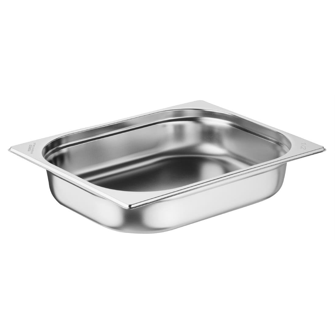 Bacs GN 1/2 en inox Nisbets Essentials 65 mm (lot de 3) - NISBETS