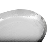 Plat ovale en acier inoxydable martelé Olympia 280x230mm