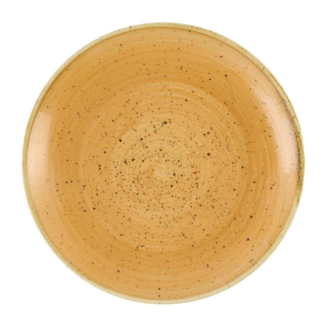 Assiettes avec rebord Churchill Stonecast Tangerine 165mm (Lot de 12)