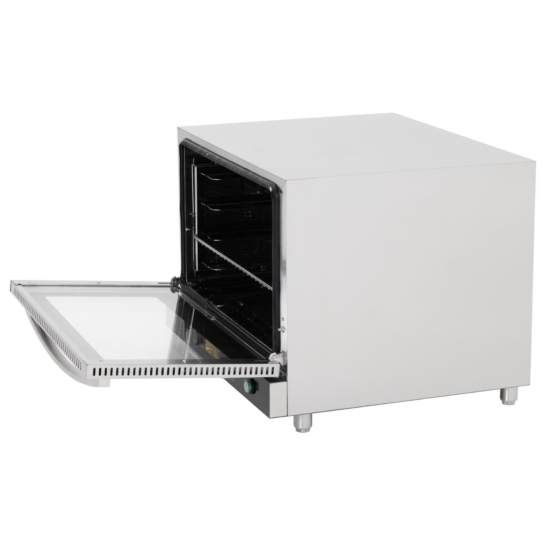 Four pâtissier à convection 4 niveaux avec humidificateur Buffalo 100 L triphasé - NISBETS