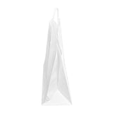 Grands sacs en papier avec poignée torsadée Fiesta Recyclable blancs (lot de 250)