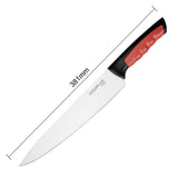 Couteau de cuisine Hygiplas Pro rouge 25cm - NISBETS