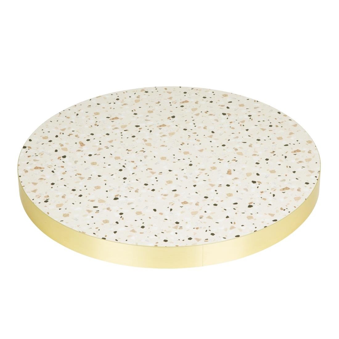 Plateau de table rond Terrazzo Bolero 600 mm