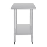 Table inox Nisbets Essentials 120 x 60 cm - NISBETS
