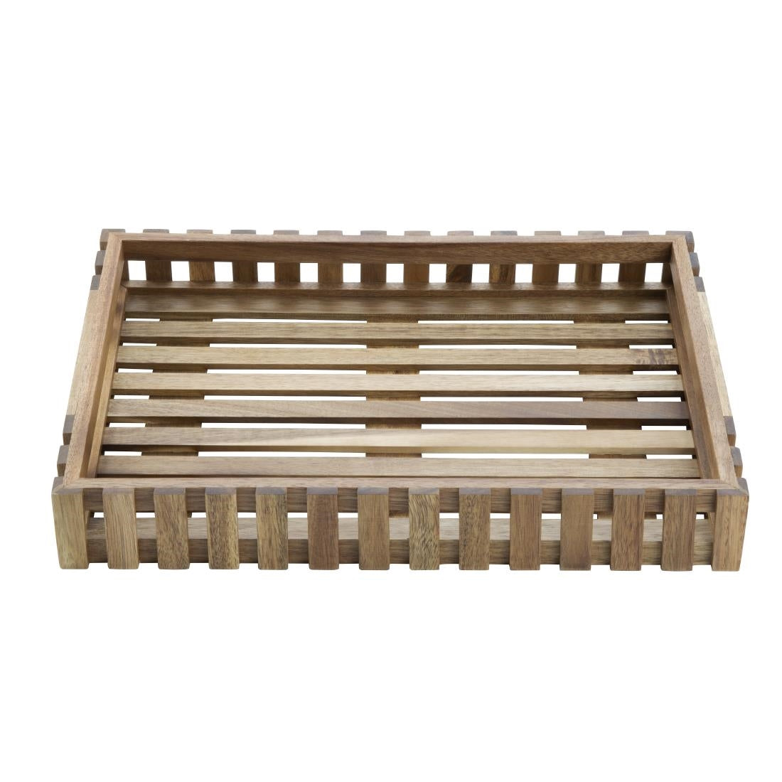 Petit casier en acacia Olympia 356x255mm