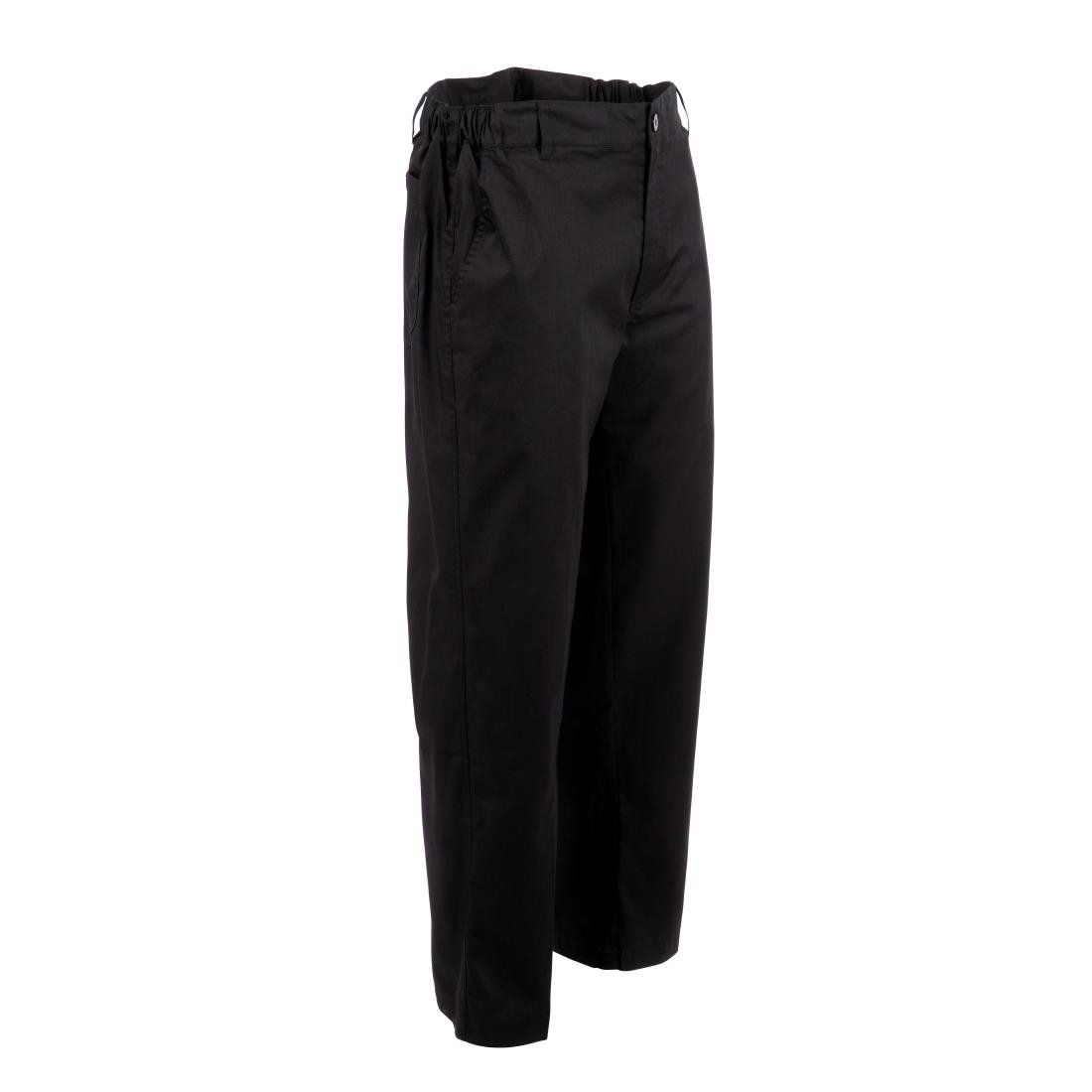 Pantalon de cuisine mixte Chef Works Professionnel chevrons noirs - NISBETS