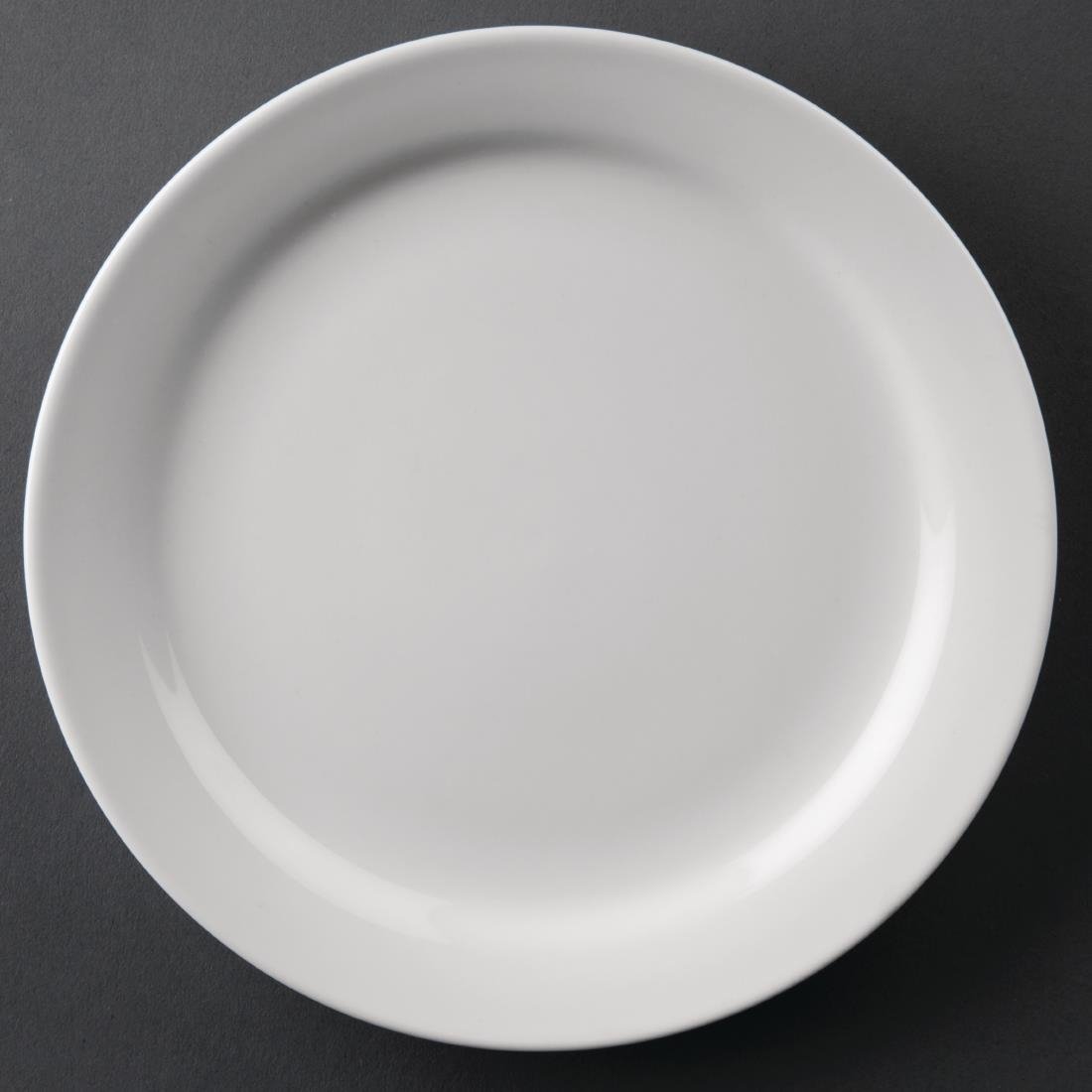 Assiettes À Bord Étroit Olympia Athena 165mm (Lot de 12) - NISBETS
