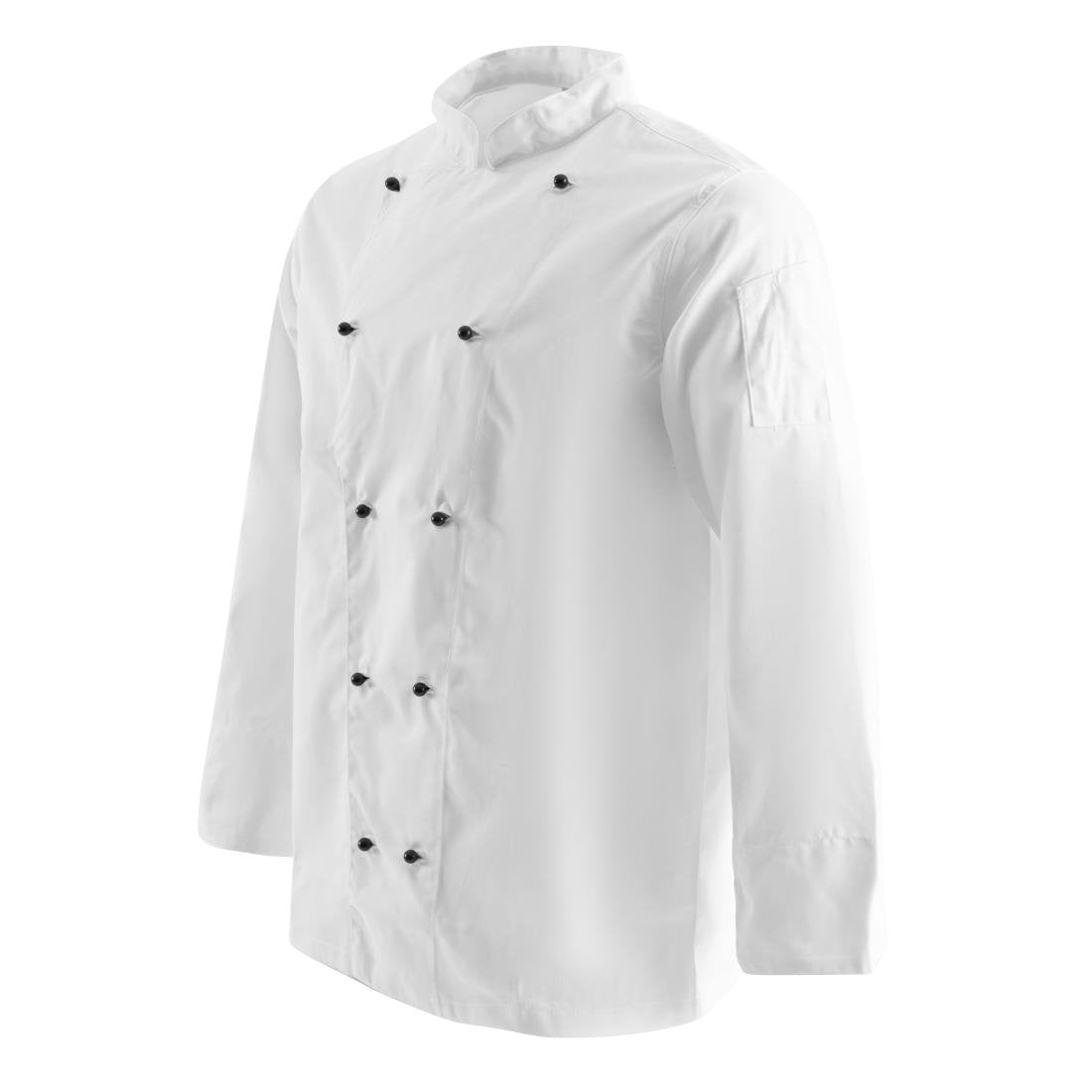 Veste de cuisine mixte Whites Chicago manches longues blanche - NISBETS