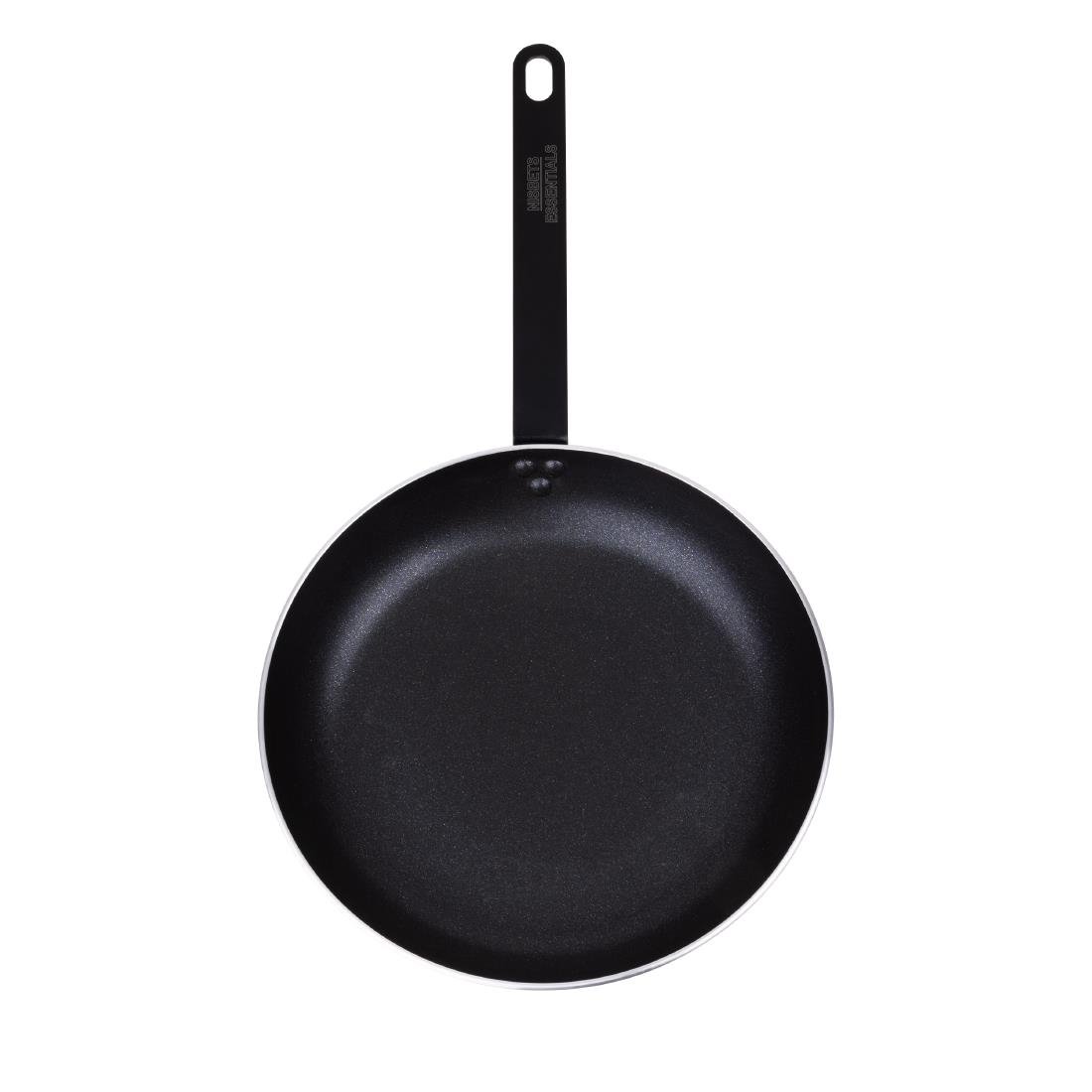 Poêle aluminium antiadhésive téflon avec manche noir Nisbets Essentials 2 - NISBETS