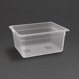 Bac en polypropylène GN 1/2 sans couvercle Nisbets Essentials 150mm