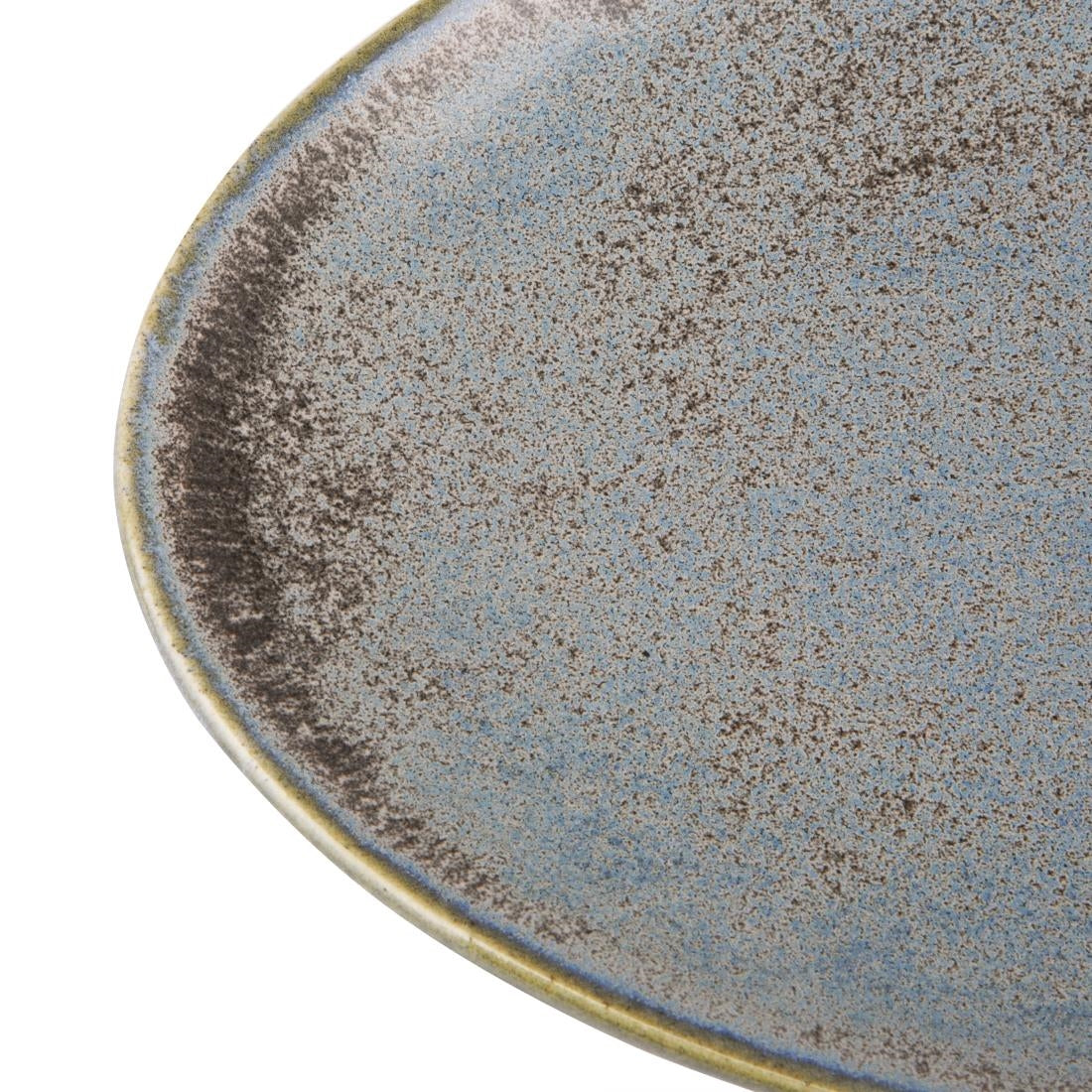 Assiettes triangulaires Olympia Ember Blue 190mm (lot de 6)