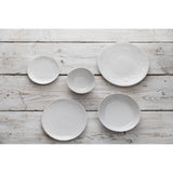 Assiettes plates Olympia Denim White 230 mm (lot de 6)