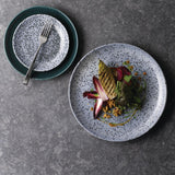 Assiettes coupes rondes Churchill Stonecast Patina Rustic Teal 40oz 248mm (Lot de 12)