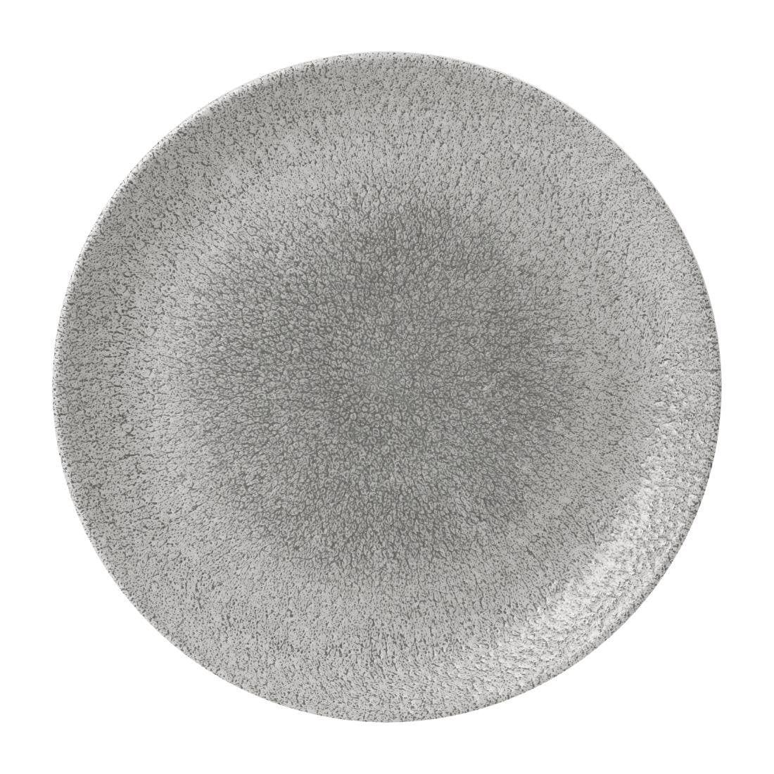 Assiettes rondes Churchill Raku Evolve Jasper Grey 288mm (Lot de 12)