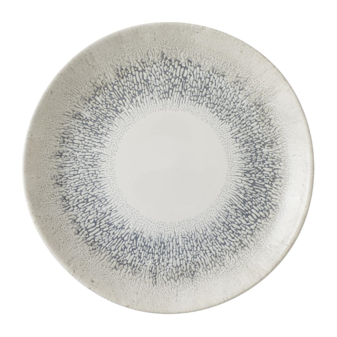 Assiettes rondes Churchill Studio Prints Fusion Grey 217mm (Lot de 12)