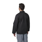 Veste de cuisine mixte Whites Vegas manches longues noire - NISBETS