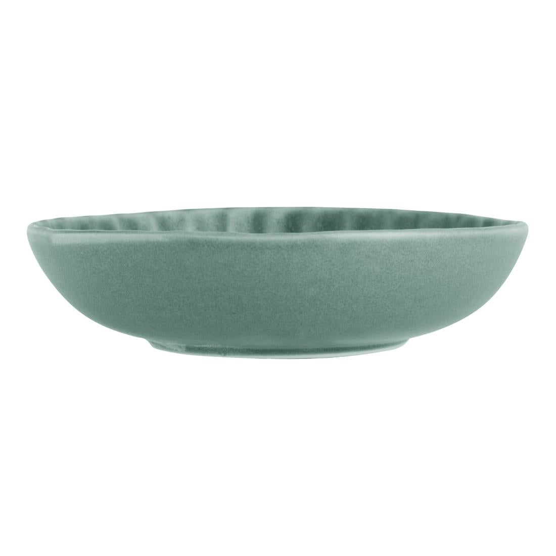 Assiettes calottes Olympia Corallite vertes 160x40mm (lot de 6)