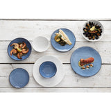 Bols plats Olympia Denim White 160 mm (lot de 6)