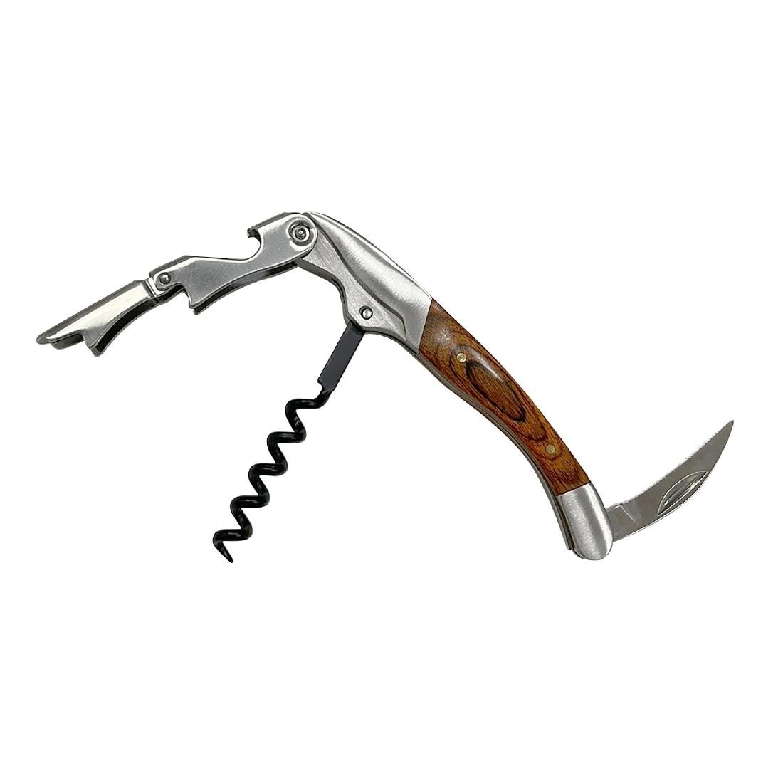 Limonadier Beaumont Deluxe avec manche en bois - NISBETS