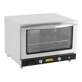 Four pâtissier à convection 4 niveaux avec humidificateur Buffalo 100 L triphasé - NISBETS