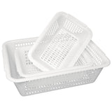 Passoire rectangulaire blanche Vogue 395 x 303mm - NISBETS