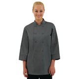 Veste de cuisine mixte Chef Works grise S - NISBETS