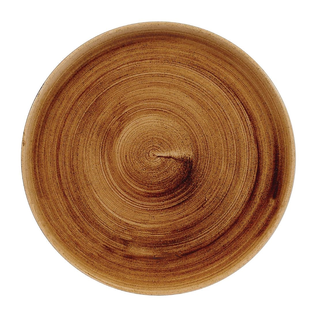 Assiettes rondes Churchill Stonecast Patina Vintage Copper 324mm (Lot de 6)