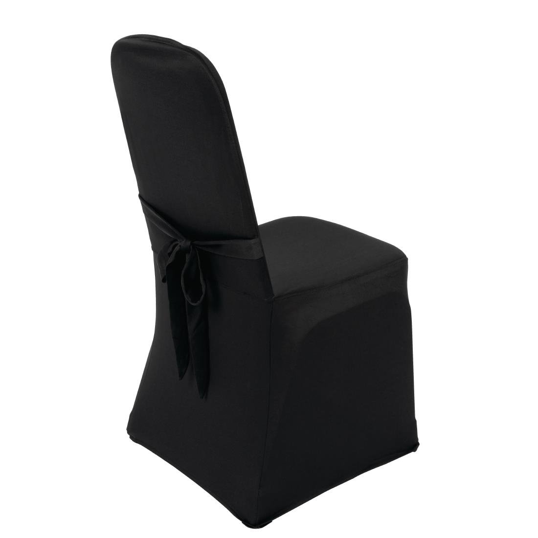 Housse de chaise de banquet Bolero noire - NISBETS