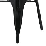 Fauteuils Bolero Bistro Curve noirs (lot de 4) - NISBETS