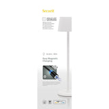 Lampe de table LED sans fil blanche à intensité variable Securit Georgina avec câble de chargement magnétique - NISBETS